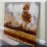 A02. “Winter Gold II” print on canvas. 